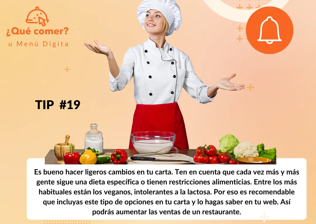 Tip # 19 - Platillos especiales para personas especiales