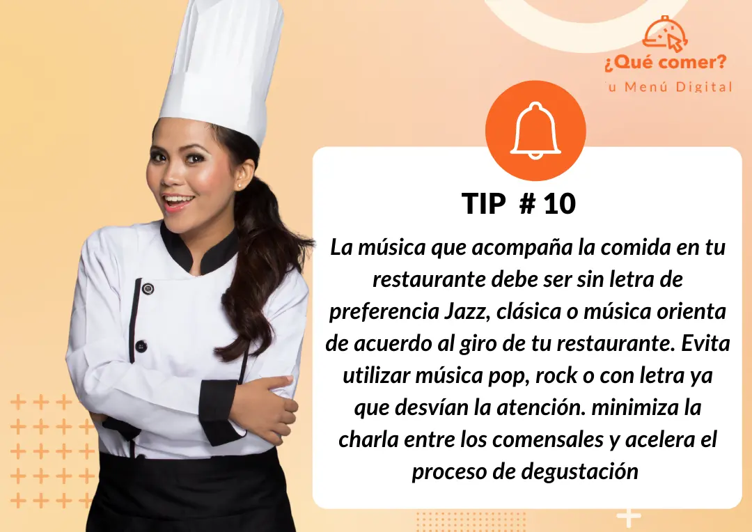 Tip # 10 - Utiliza la música para crear un ambiente inolvidable