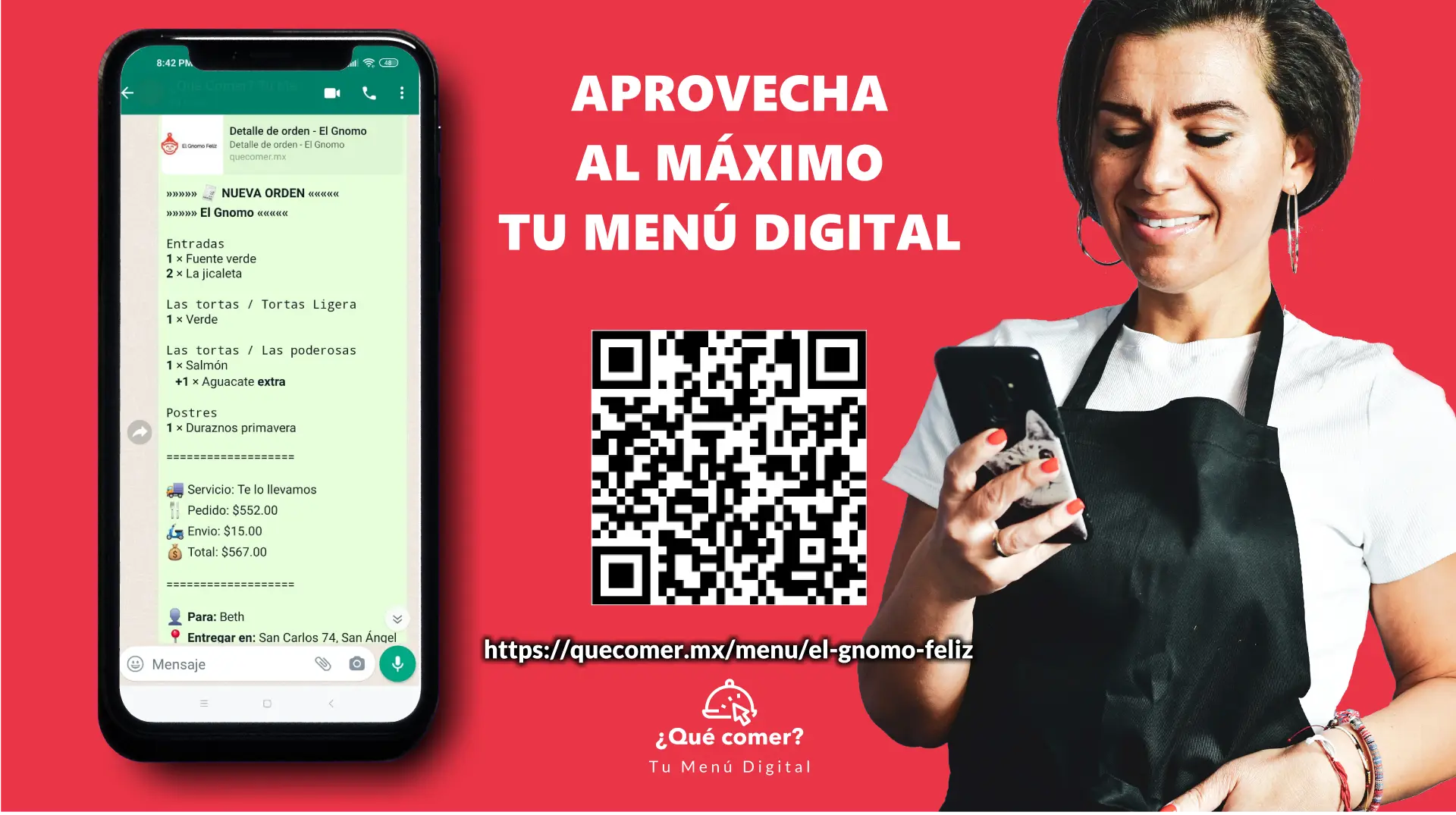 ¿Cómo saco provecho de mi Menú Digital?