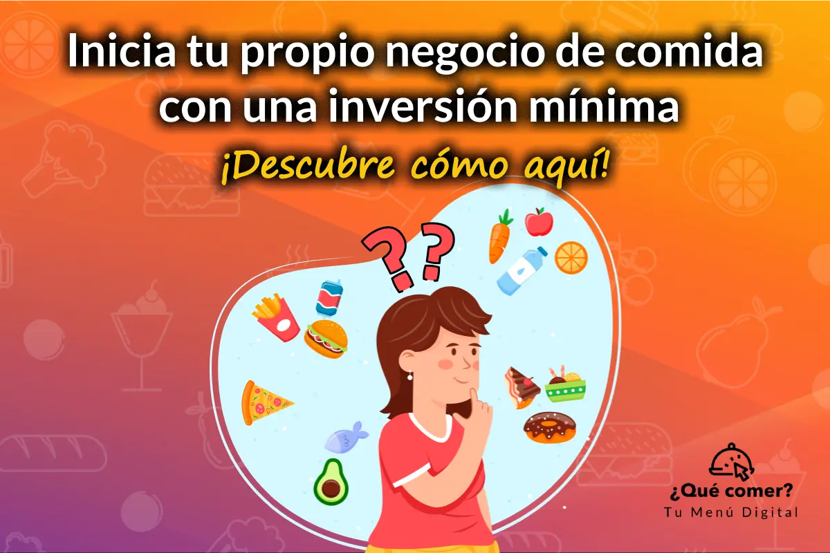 Inicia tu propio negocio de comida con una inversión mínima