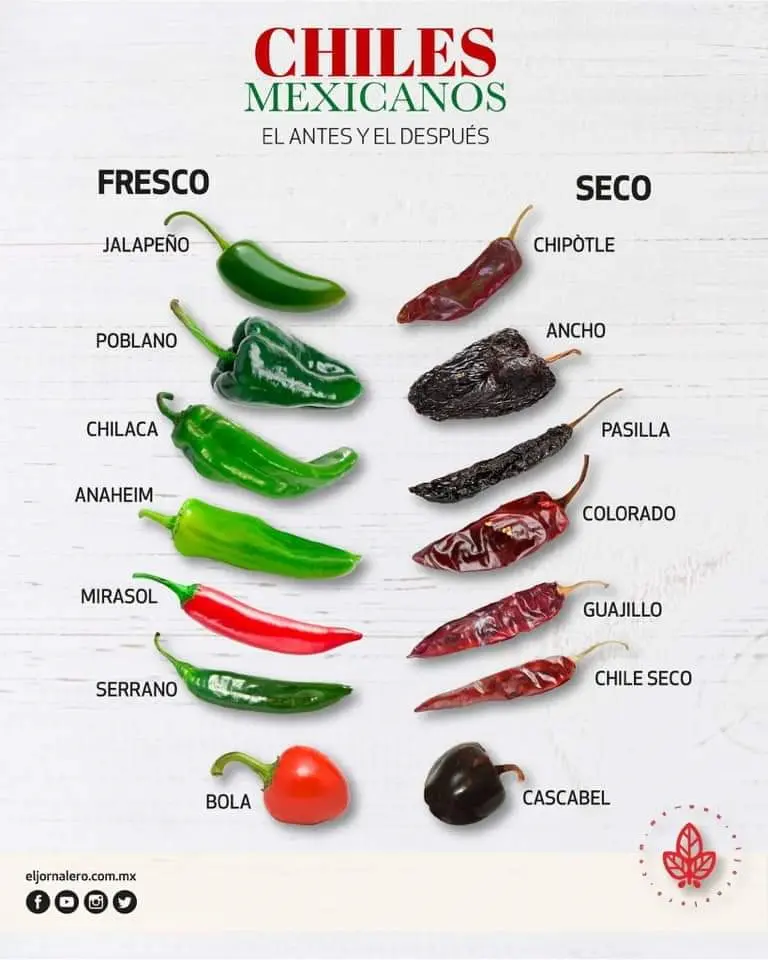 ¿Sabías esto sobre los chiles?